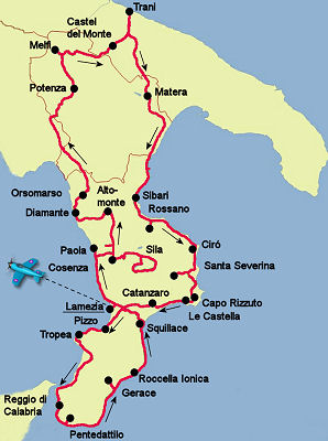 Unsere Reiseroute