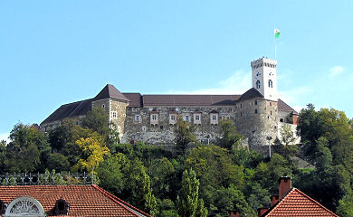Die Burg von Ljubljana