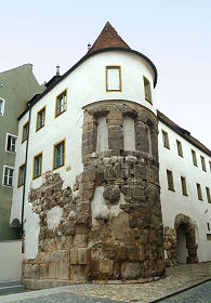 Die Reste der römischen Porta Praetoria