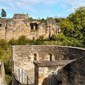 Alte Festungsmauern von Luxemburg
