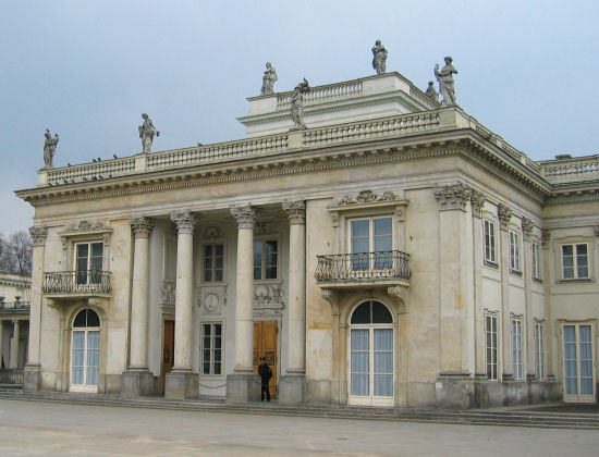 Das "Palais auf dem Wasser" im Lazienski-Park, der ehemaligen Sommerresidenz des K�nigs 