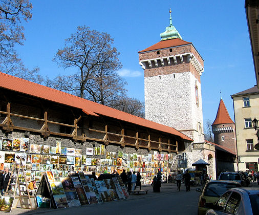 Die ehemalige Befestigung wird heute als Freiluftgalerie verwendet 
